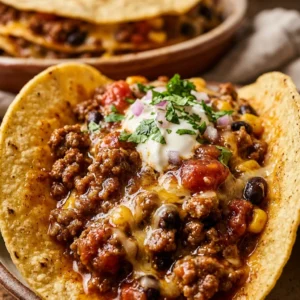 Ground Beef Taco Lasagna Tacos Easy 20 Minute Weeknight Ultimate Recipe