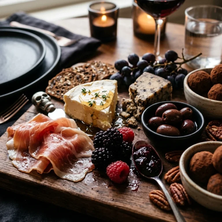Halloween Charcuterie Board For 2 - Date Night Dinner