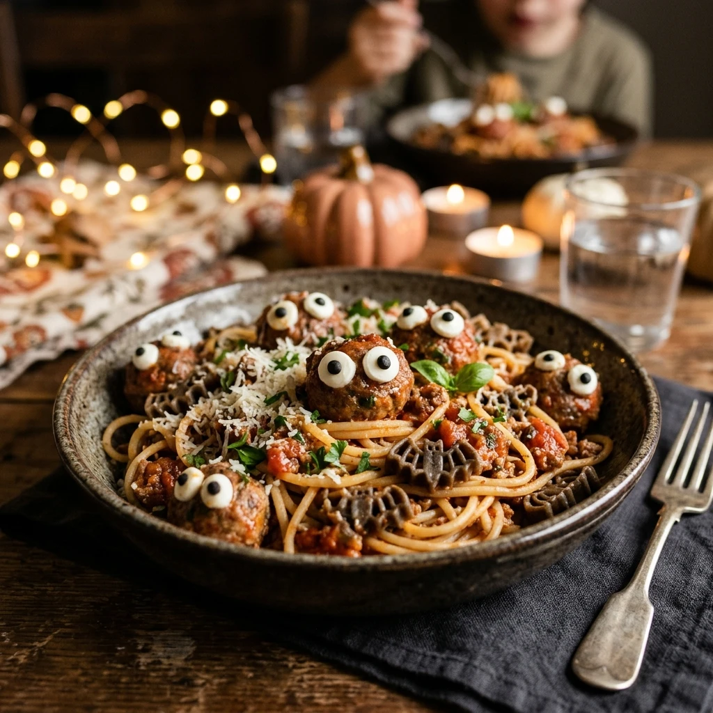 Halloween Pasta Easy Spooky Dinner Budget Family Approved