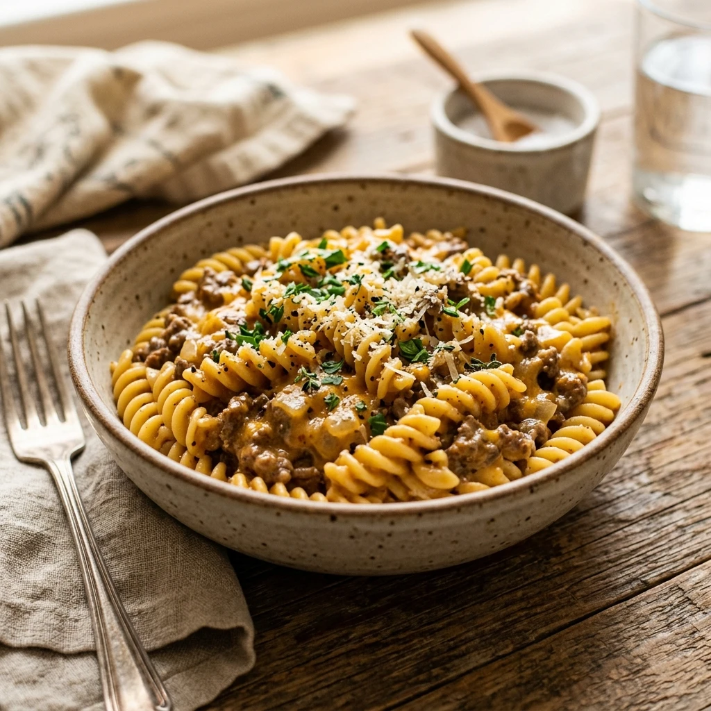 Hamburger Helper Homemade One Pot Pasta