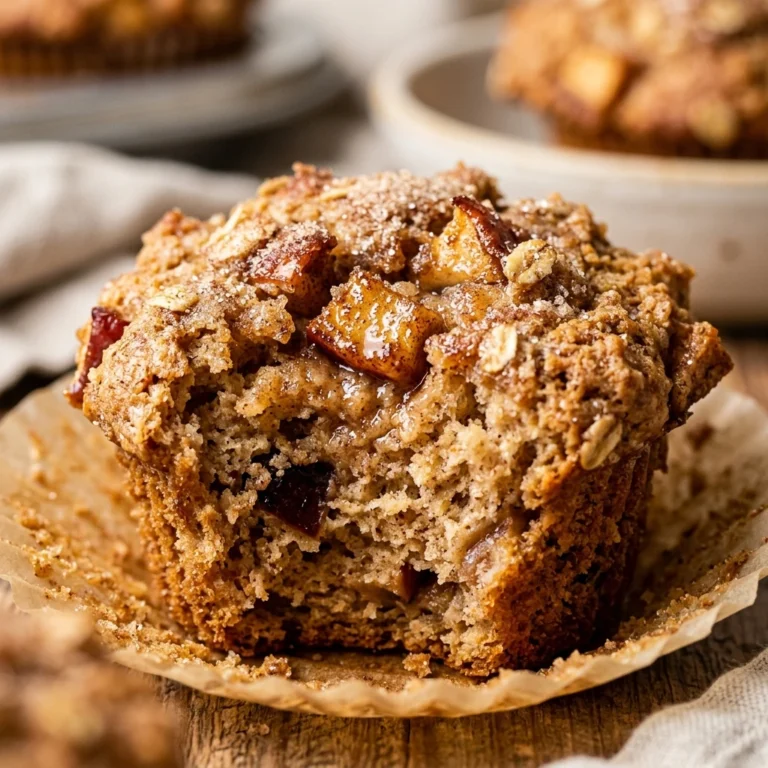Healthy Apple Cinnamon Muffins Moist & Fluffy