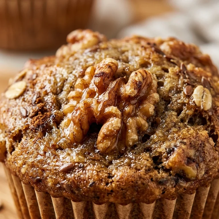 Healthy Banana Nut Muffins With Walnuts