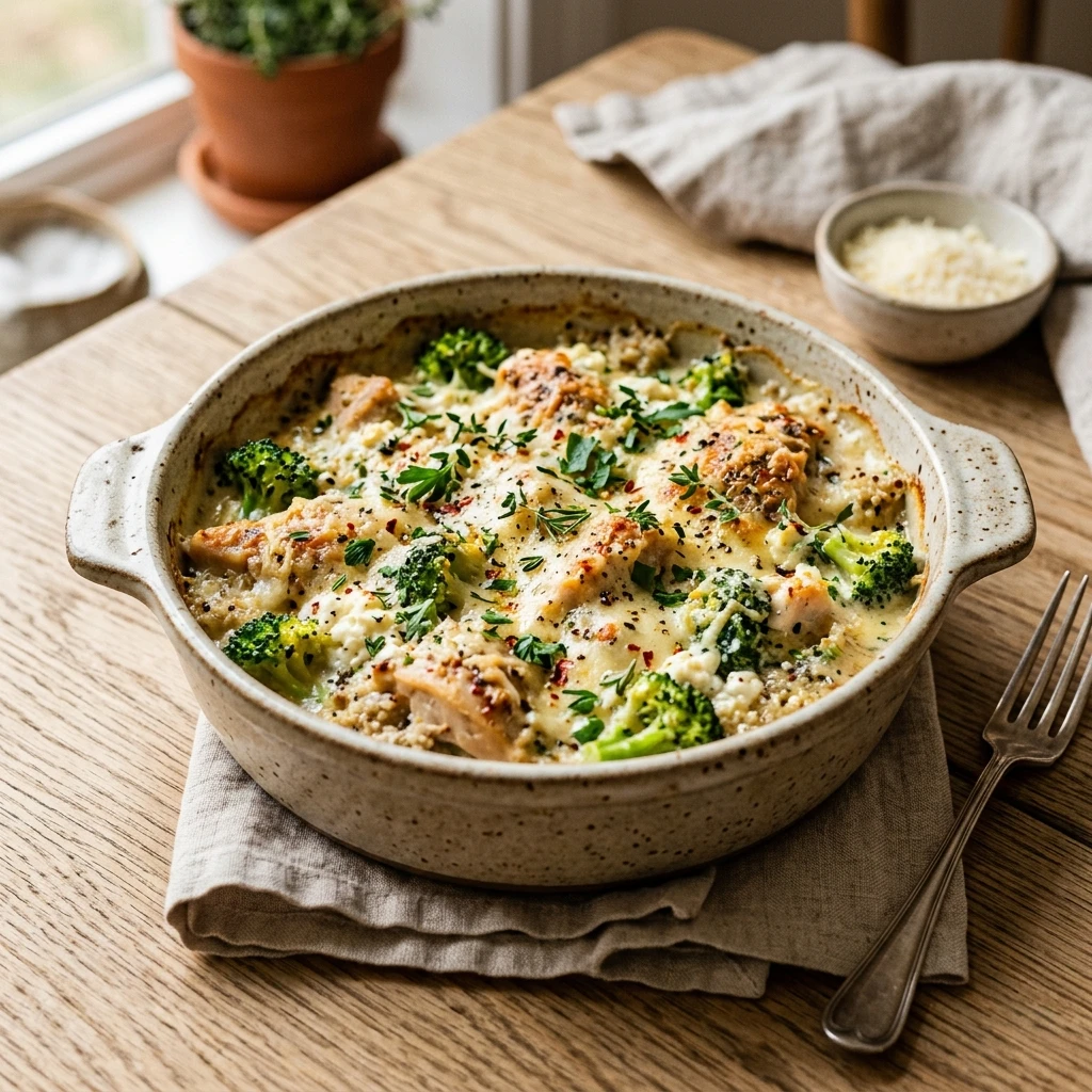 Healthy Broccoli Chicken Casserole Cottage Cheese