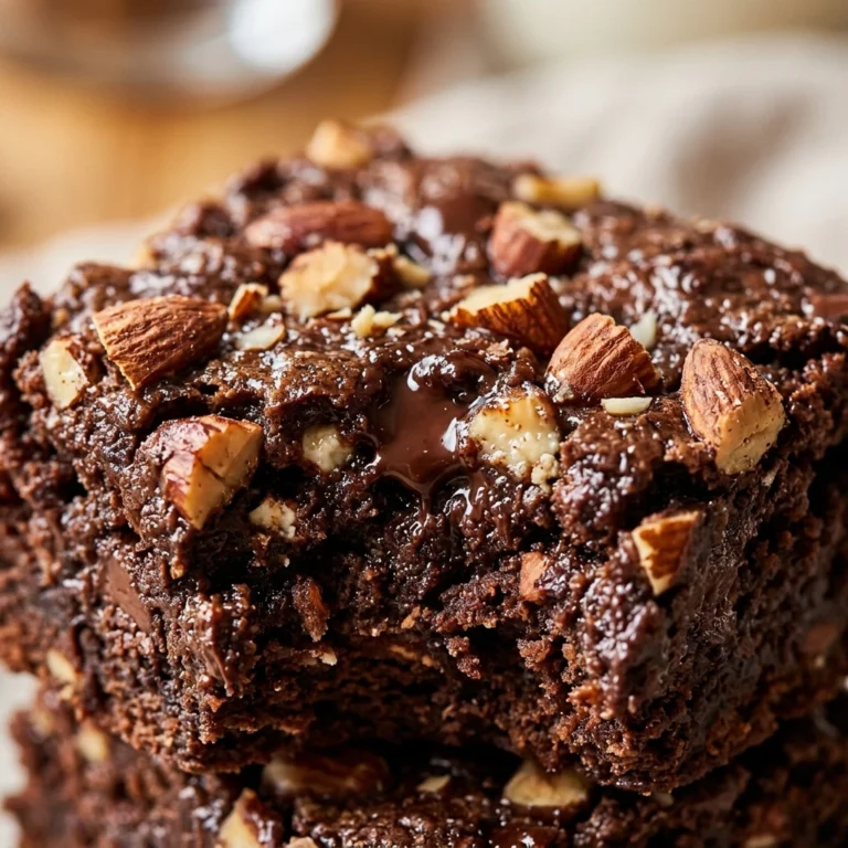 Healthy Brownies Almond Flour Cottage Cheese High Protein