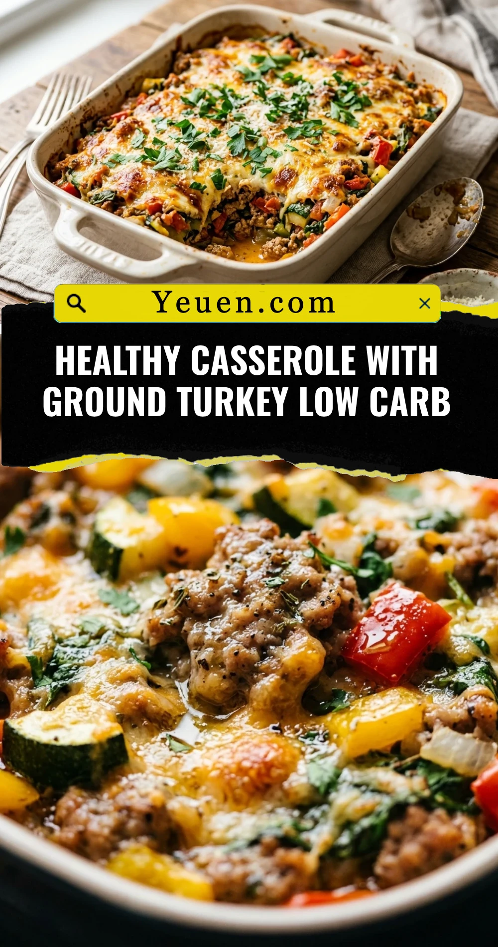 Healthy Casserole With Ground Turkey Low Carb