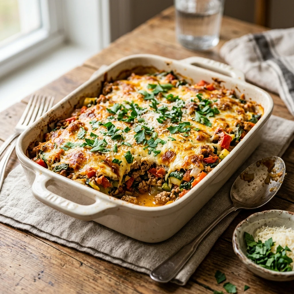 Healthy Casserole With Ground Turkey Low Carb