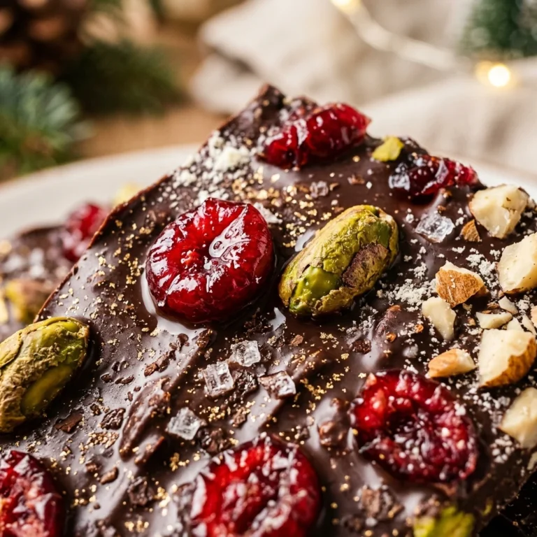 Healthy Christmas Bark - Low Sugar + High Protein