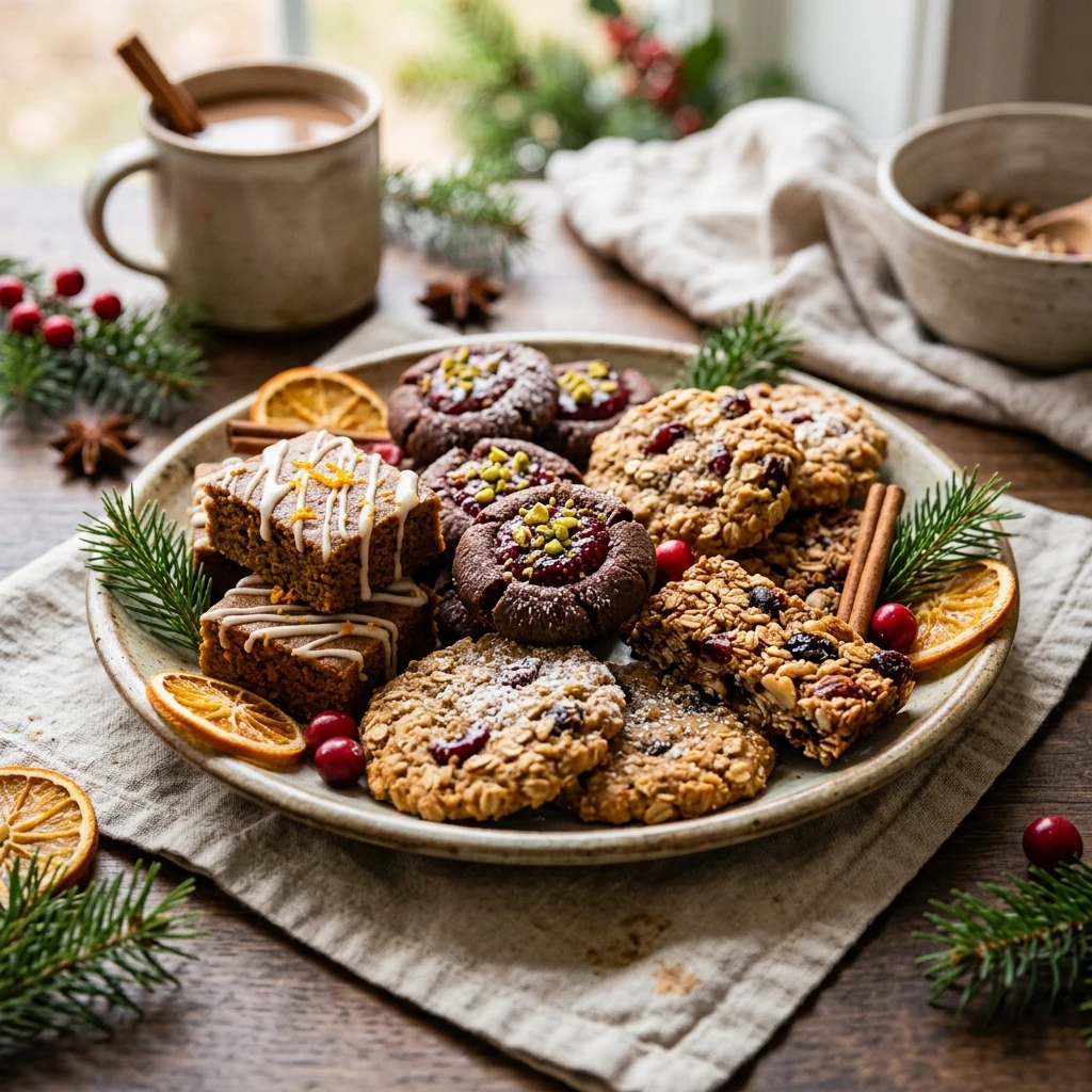Healthy Christmas Cookies Ideas - Make Ahead Freezer Friendly