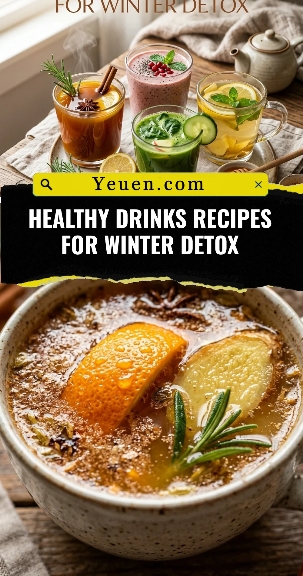Healthy Drinks Recipes For Winter Detox