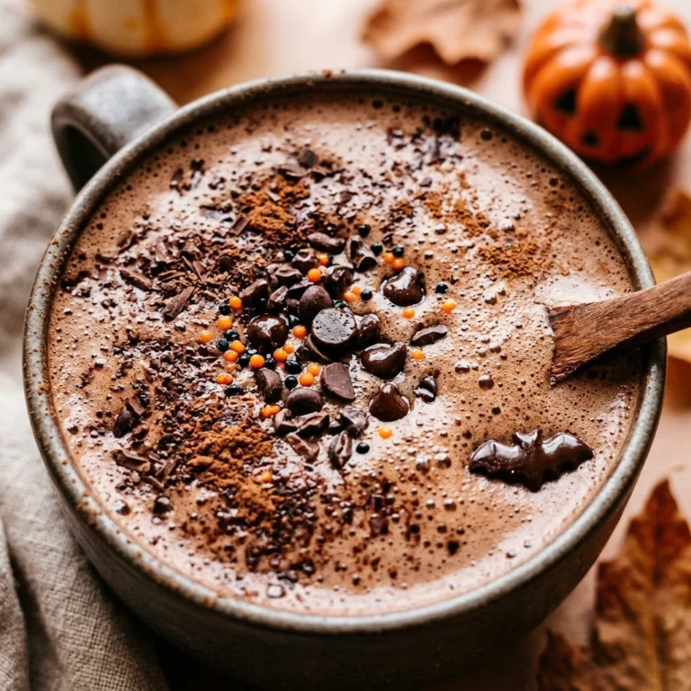 Healthy Halloween Hot Chocolate With Protein Powder Low Sugar