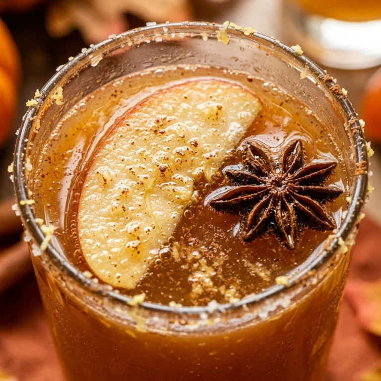 Healthy Halloween Punch With Apple Cider And Ginger No Sugar