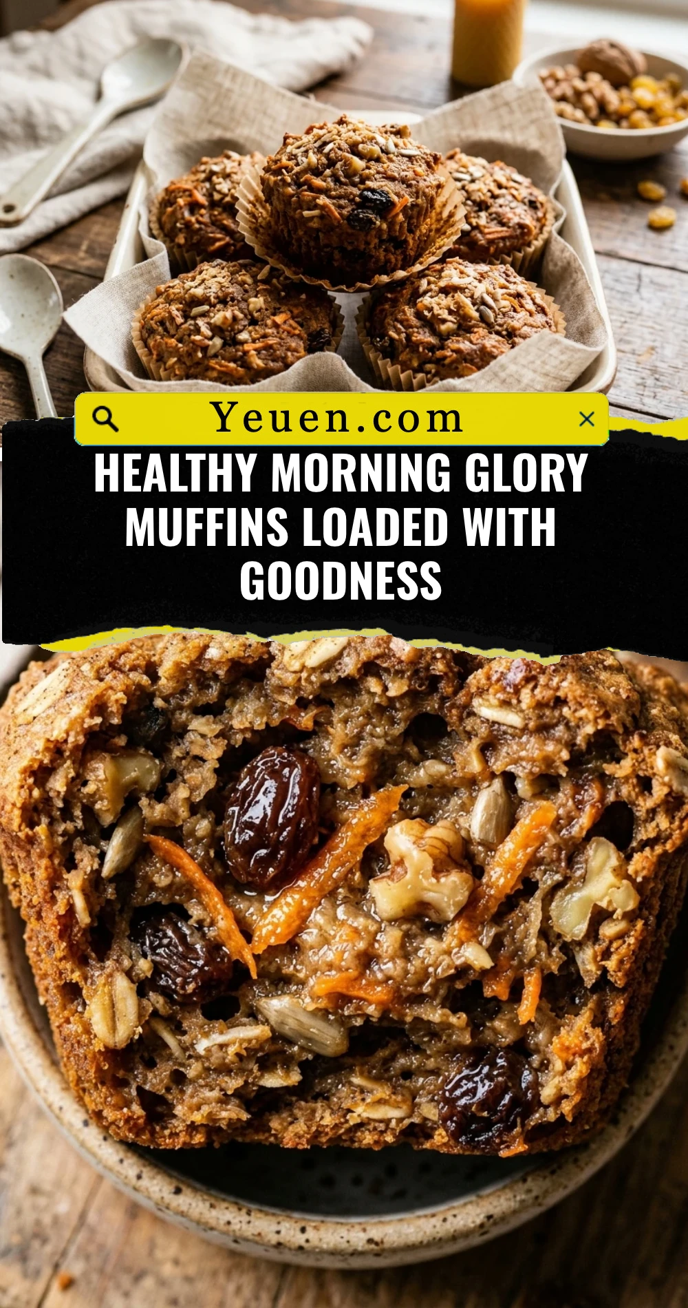 Healthy Morning Glory Muffins Loaded With Goodness
