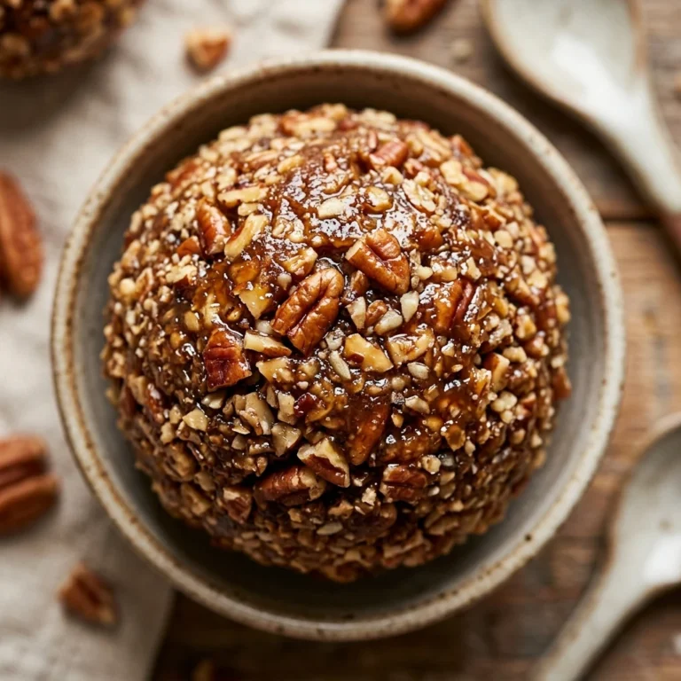 Healthy Pecan Pie Energy Balls - Vegan + GF