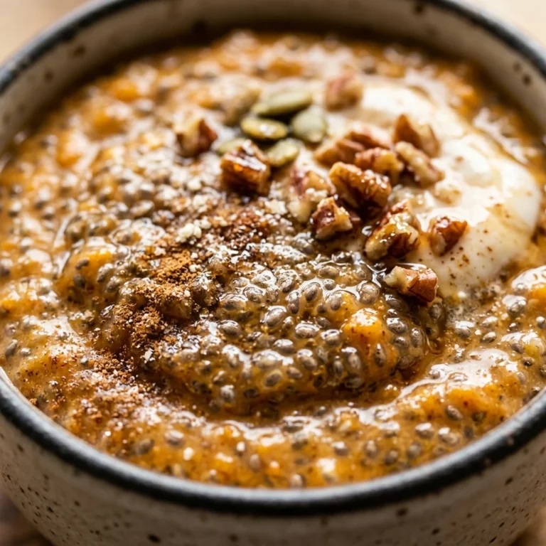 Healthy Pumpkin Spice Chia Pudding With Protein Powder