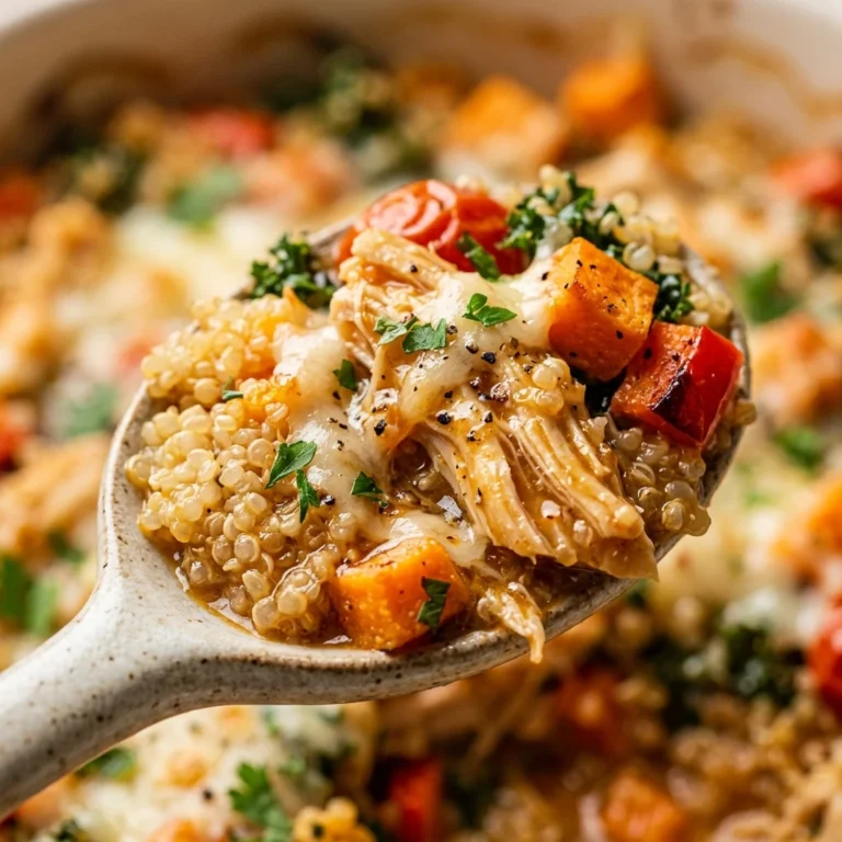 Healthy Quinoa Chicken Casserole High Protein