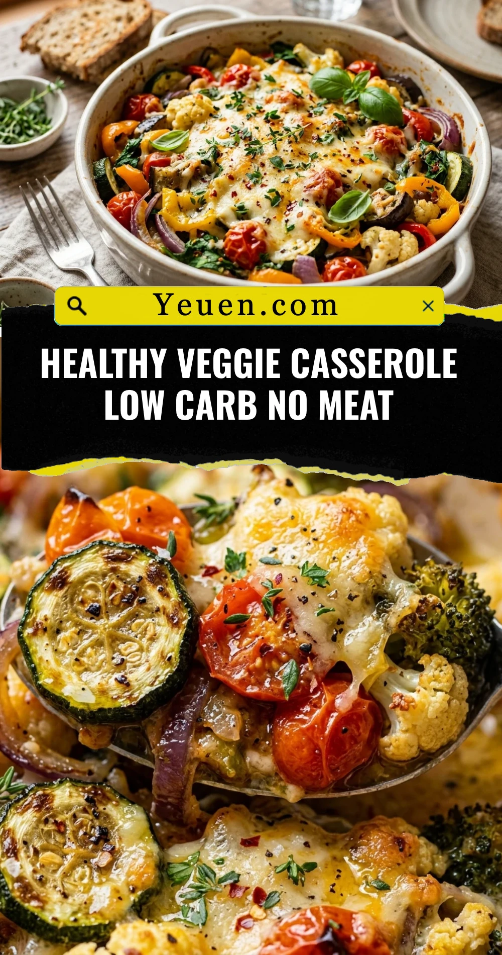 Healthy Veggie Casserole Low Carb No Meat