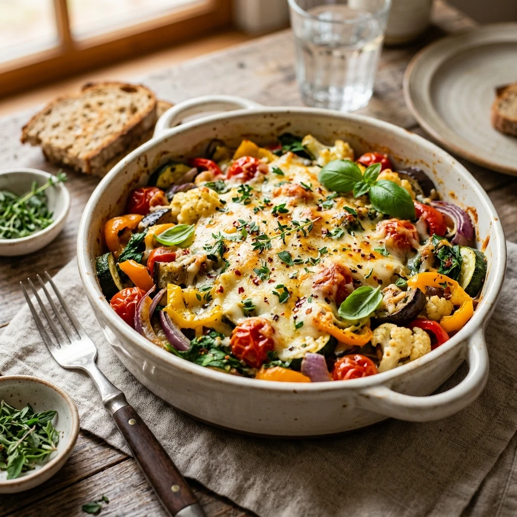 Healthy Veggie Casserole Low Carb No Meat
