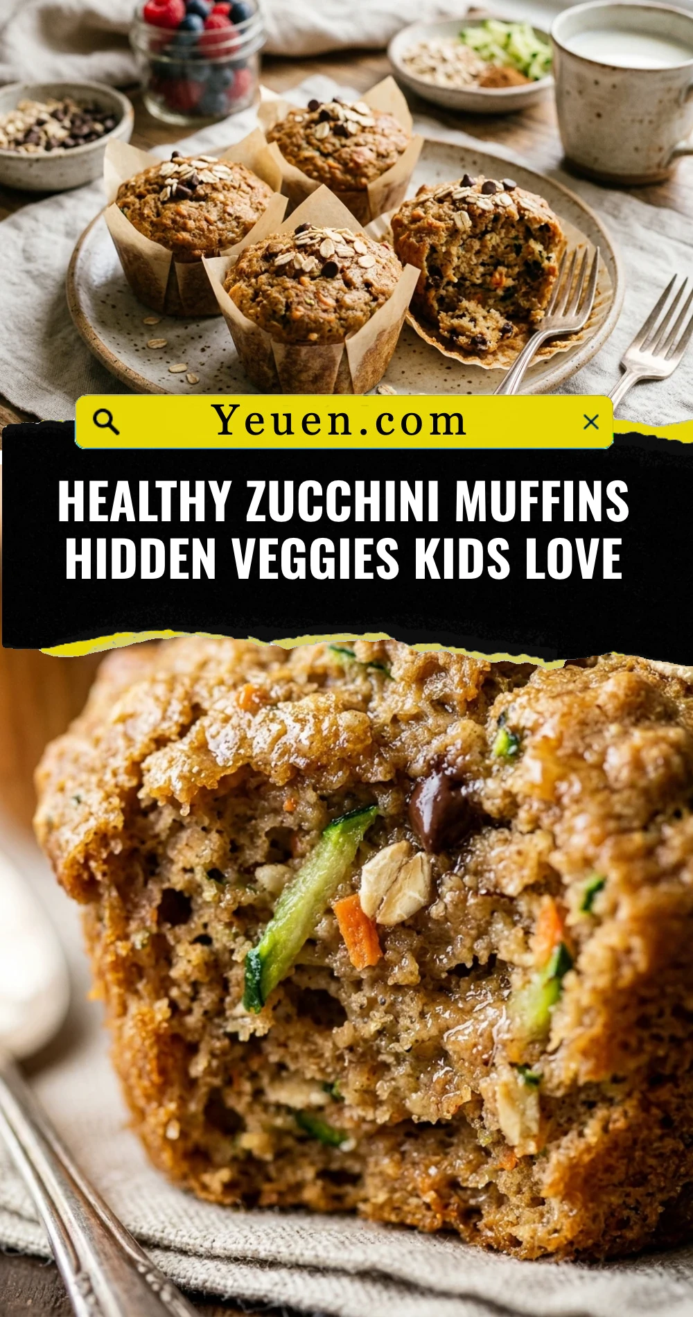 Healthy Zucchini Muffins Hidden Veggies Kids Love