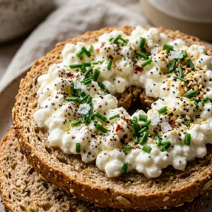 High Protein Bagel With Cottage Cheese - 15g No Yeast