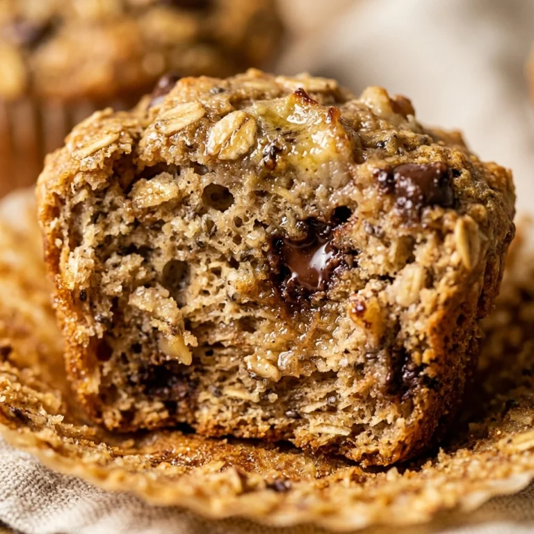 High Protein Banana Oatmeal Muffins With Greek Yogurt