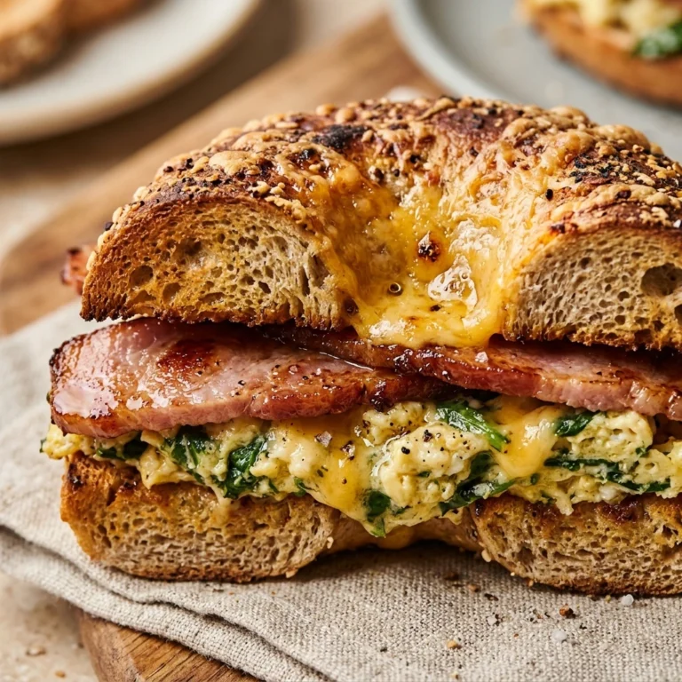 High Protein Breakfast Bagel 30g+ Easy Meal Prep Macro Friendly