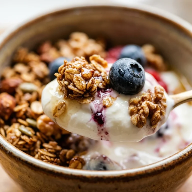 High Protein Breakfast Bowl With Granola Easy 20g+ Meal Prep