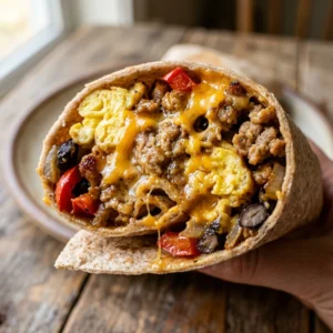 High Protein Breakfast Burrito 30g+ Easy Meal Prep Macro Friendly
