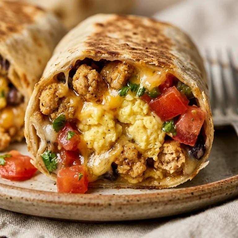 High Protein Breakfast Burritos Freezer Friendly 42g Protein