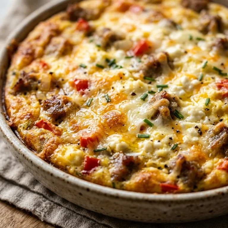 High Protein Breakfast Casserole Cottage Cheese