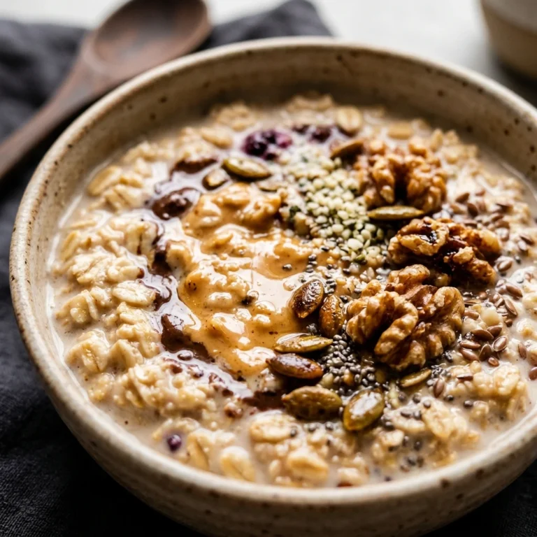 High Protein Breakfast Oats 30g+ Easy Meal Prep Macro Friendly