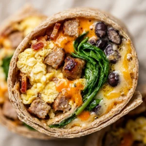High Protein Breakfast Wrap 30g+ Easy Meal Prep Macro Friendly