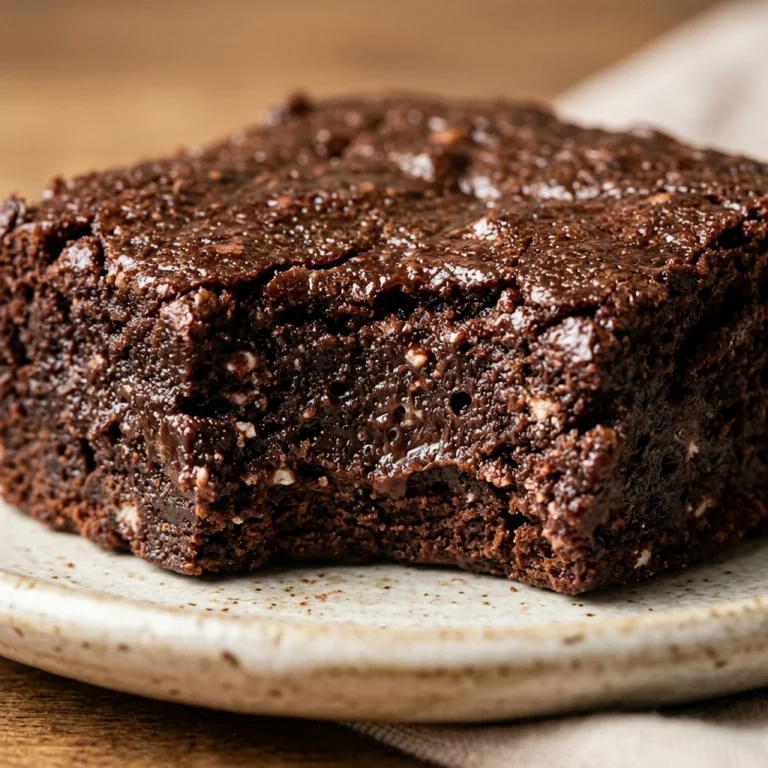 High Protein Brownies Cottage Cheese Healthy 20g