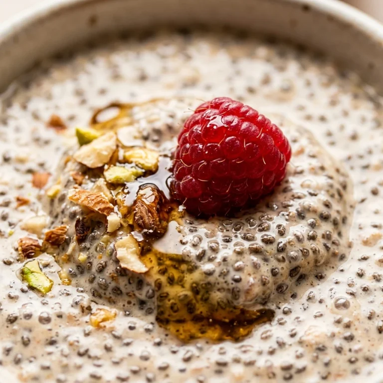 High Protein Chia Pudding - 20g Overnight No Cook