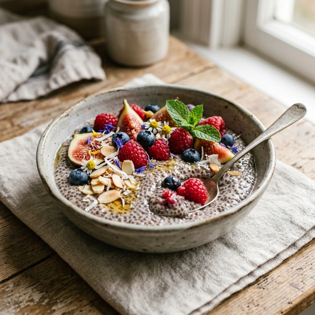 High Protein Chia Pudding - 20g Overnight No Cook