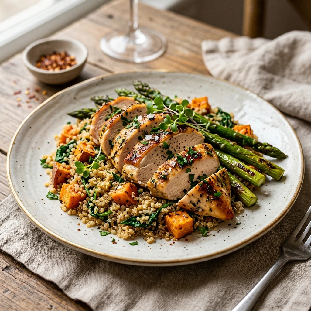 High Protein Chicken Meal 30g+ Easy Macro Friendly Muscle Gain