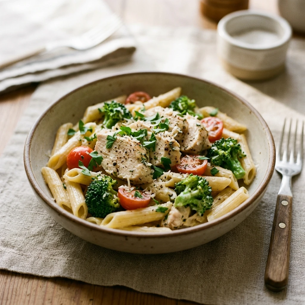 High Protein Chicken Pasta 30g+ Easy Macro Friendly Meal Prep