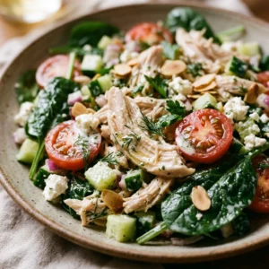 High Protein Chicken Salad 30g+ Easy Macro Friendly Muscle Gain