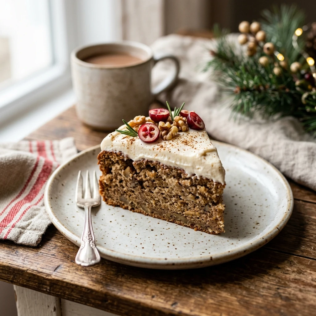 High Protein Christmas Banana Cake Cottage Cheese Healthy