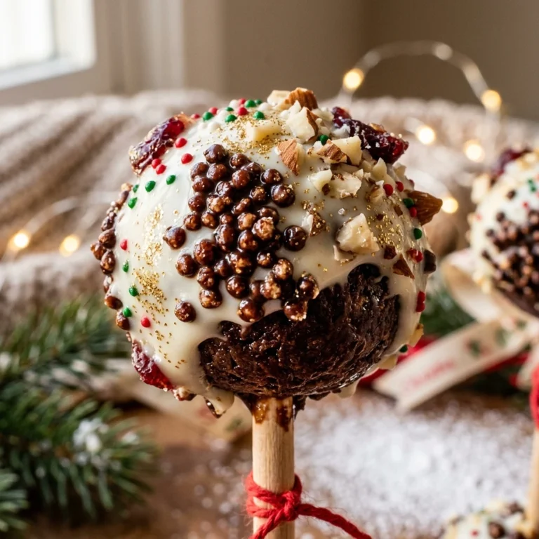 High Protein Christmas Cake Pops - 10g Protein