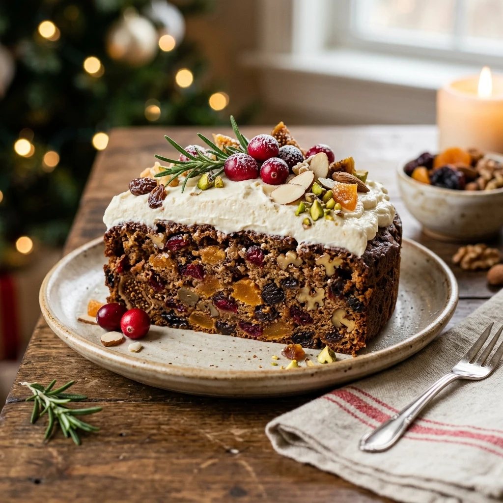 High Protein Christmas Fruit Cake Cottage Cheese Healthy