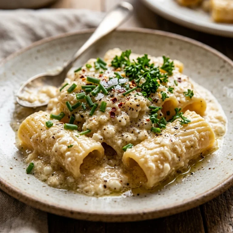 High Protein Cottage Cheese Alfredo (40g Protein)
