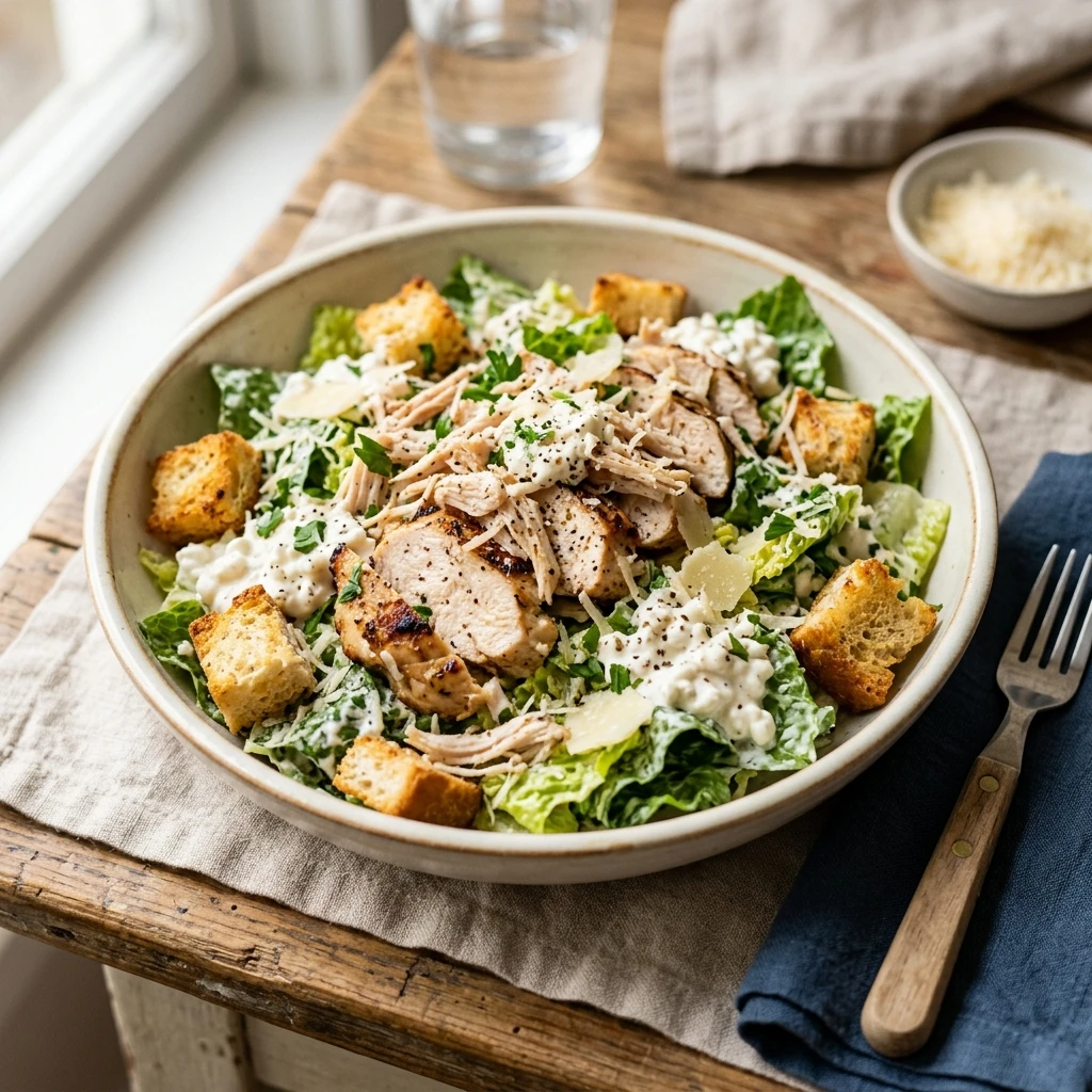 High Protein Cottage Cheese Chicken Caesar 40g That Satisfies