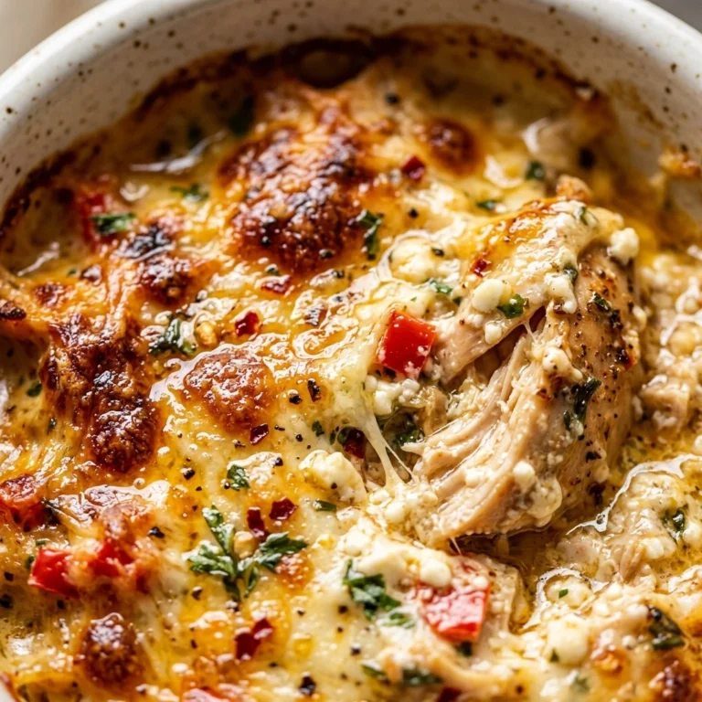 High Protein Cottage Cheese Chicken Casserole 30g