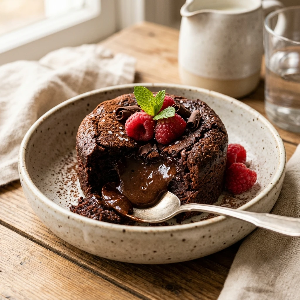 High Protein Cottage Cheese Chocolate Lava Cake Viral Low Carb 3 Ingredient