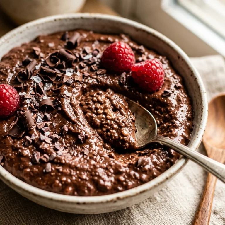 High Protein Cottage Cheese Chocolate Mousse No Bake