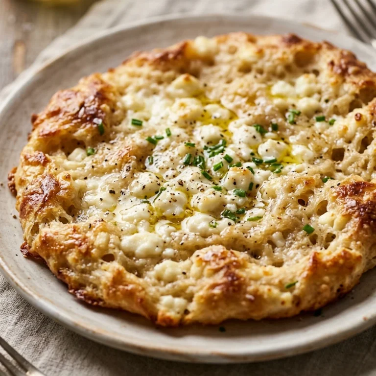 High Protein Cottage Cheese Flatbread - 2 Ingredients Only!