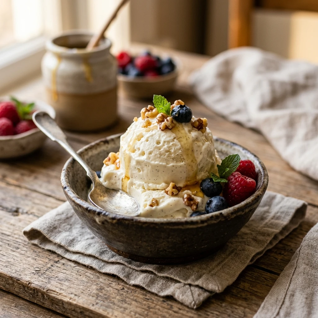 High Protein Cottage Cheese Ice Cream Creamy 3 Ingredient No Churn Viral 2026