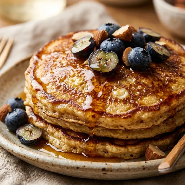 High Protein Cottage Cheese Pancakes 20g 3 Ingredients