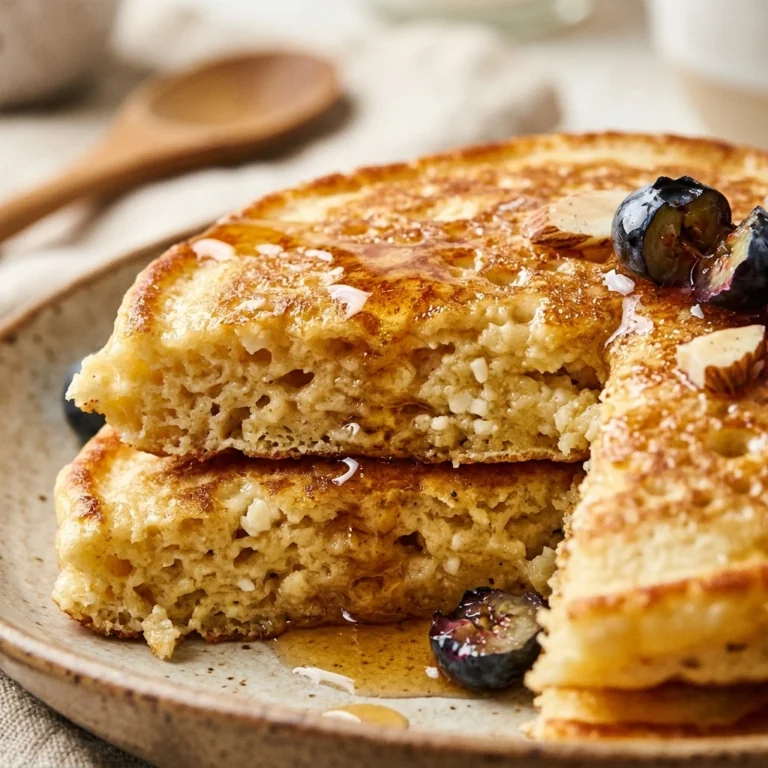 High Protein Cottage Cheese Pancakes Fluffy 20g+ Easy 3 Ingredient