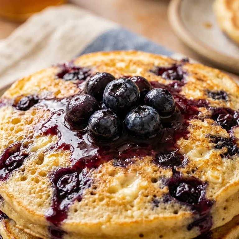 High Protein Cottage Cheese Pancakes With Blueberry No Fail